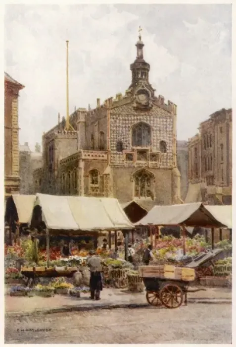 Framed Print : Norwich Market Place Framed Print : Norwich Market Place
