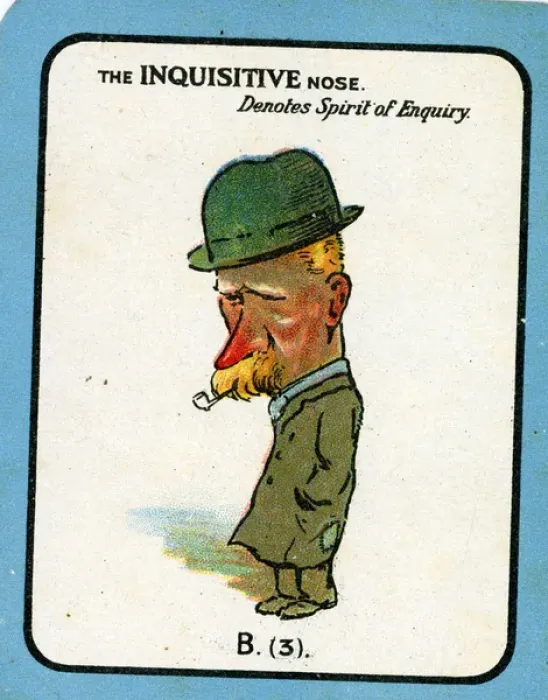 Framed Print : The Nose Game - Inquisitive Nose B3 Framed Print : The Nose Game - Inquisitive Nose B3