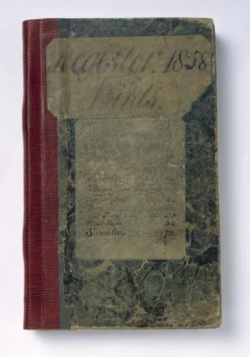 Framed Print : Notebook of Alfred Russel Wallace Framed Print : Notebook of Alfred Russel Wallace