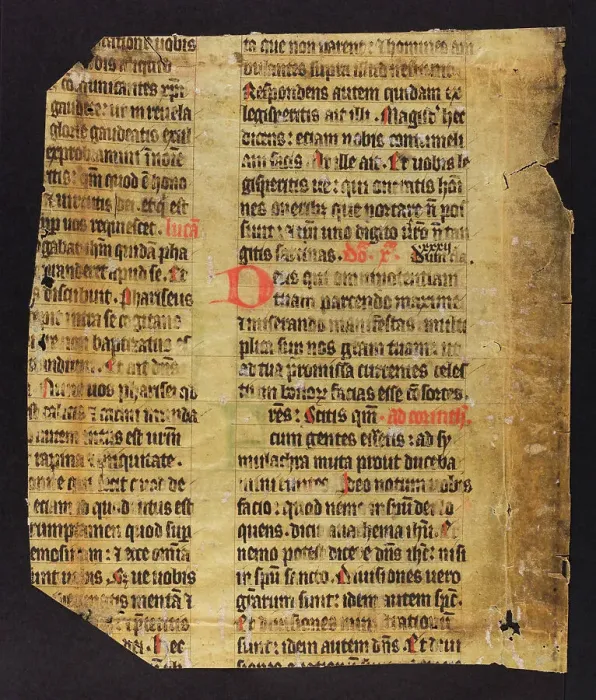 Framed Print : Noted Missal (Fragment) Framed Print : Noted Missal (Fragment)