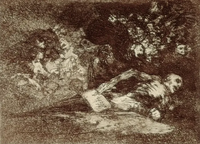 Framed Print : Nothing, Plate 69 of The Disasters of War Framed Print : Nothing, Plate 69 of The Disasters of War