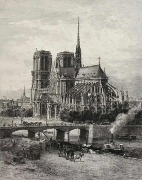 Framed Print : Notre-Dame Framed Print : Notre-Dame