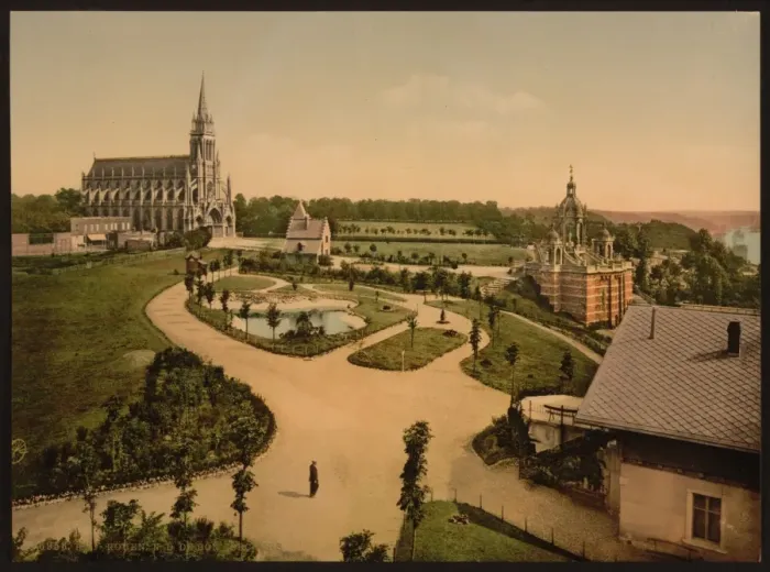 Framed Print : Notre Dame de Bon Secours and Joan of Arcs monument, Rouen Framed Print : Notre Dame de Bon Secours and Joan of Arcs monument, Rouen