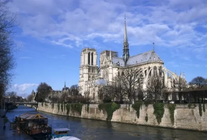 Framed Print : Notre Dame Cathedral of Paris. 1163-1345. FRANCE Framed Print : Notre Dame Cathedral of Paris. 1163-1345. FRANCE