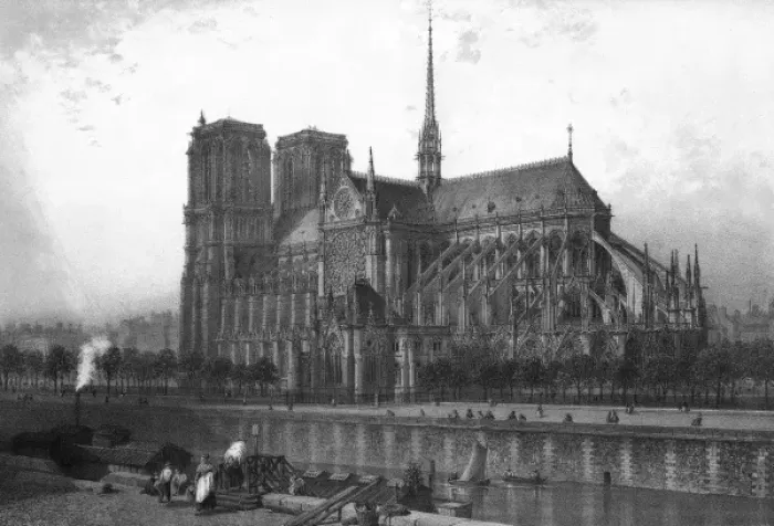 Framed Print : Notre Dame Cathedral, Paris, France Framed Print : Notre Dame Cathedral, Paris, France