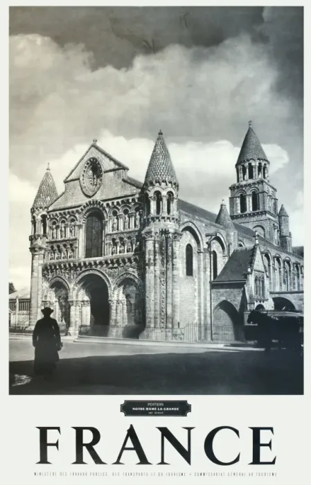 Framed Print : Notre Dame Poitiers Framed Print : Notre Dame Poitiers