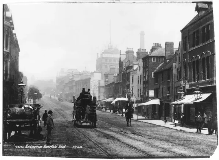 Framed Print : Nottingham - 1890 Framed Print : Nottingham - 1890