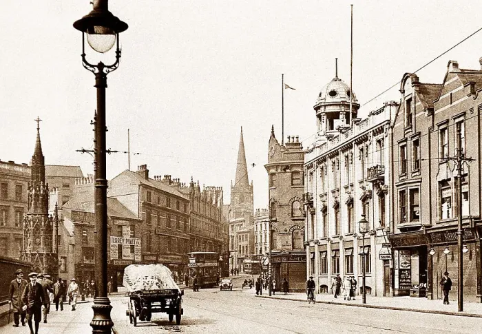 Framed Print : Nottingham Carrington Street early 1900s Framed Print : Nottingham Carrington Street early 1900s