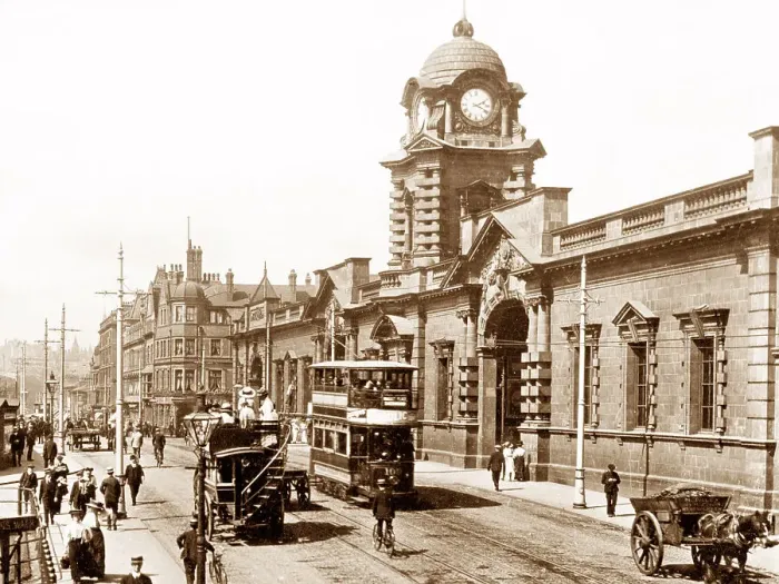 Framed Print : Nottingham Carrington Street and Midland Railway Station Framed Print : Nottingham Carrington Street and Midland Railway Station