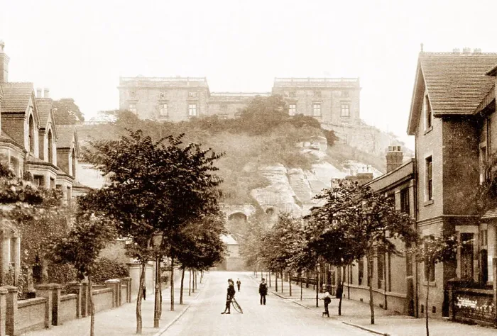 Framed Print : Nottingham Castle early 1900s Framed Print : Nottingham Castle early 1900s