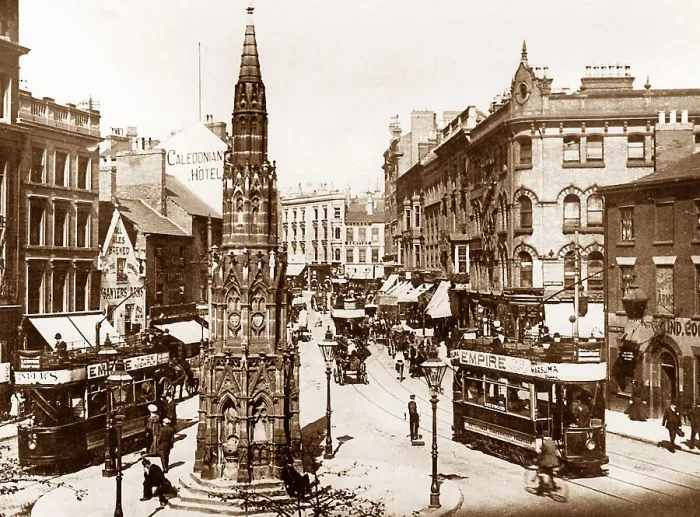 Framed Print : Nottingham Lister Gate early 1900s Framed Print : Nottingham Lister Gate early 1900s