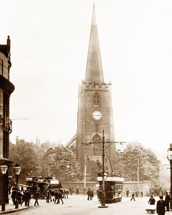 Framed Print : Nottingham St. Peter's Square early 1900s Framed Print : Nottingham St. Peter's Square early 1900s