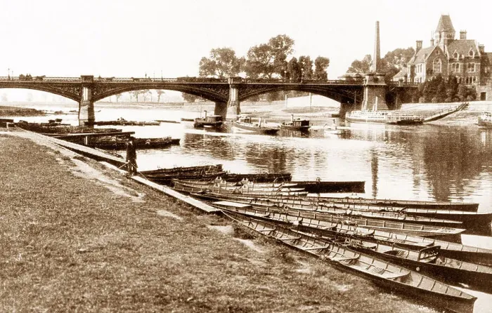 Framed Print : Nottingham Trent Bridge early 1900s Framed Print : Nottingham Trent Bridge early 1900s