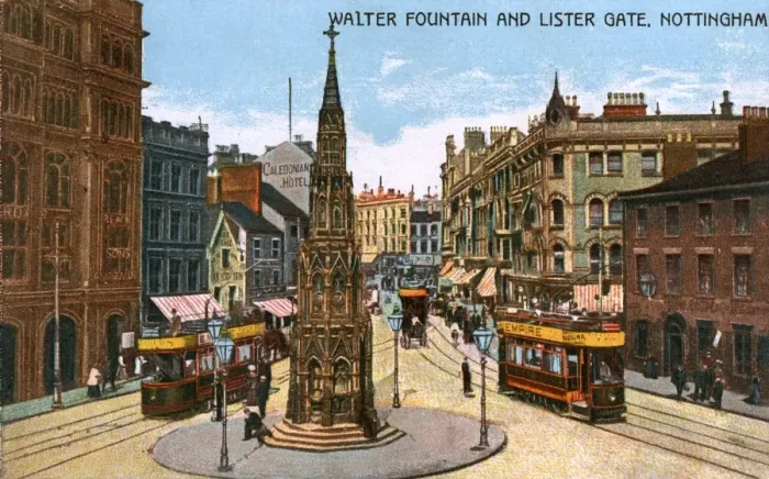 Framed Print : Nottingham / Walter Fount Framed Print : Nottingham / Walter Fount