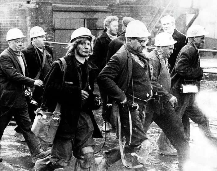 Framed Print : Nottinghamshire Miners Framed Print : Nottinghamshire Miners