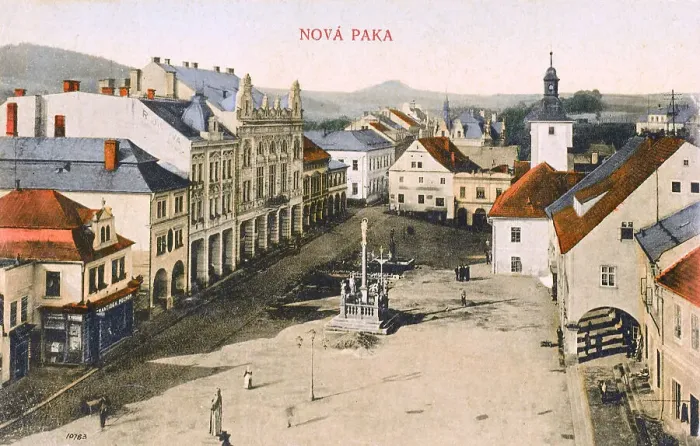 Framed Print : Nova Paka, Czech Republic - Main Square Framed Print : Nova Paka, Czech Republic - Main Square