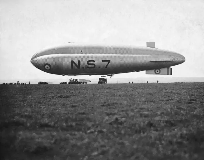 Framed Print : Ns7 North Sea 7 Airship Parked Framed Print : Ns7 North Sea 7 Airship Parked