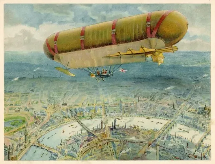 Framed Print : Nulli Secundus Airship Framed Print : Nulli Secundus Airship