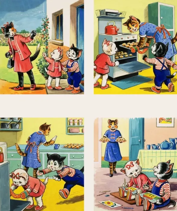 Framed Print : Num Num and his Funny Family Framed Print : Num Num and his Funny Family