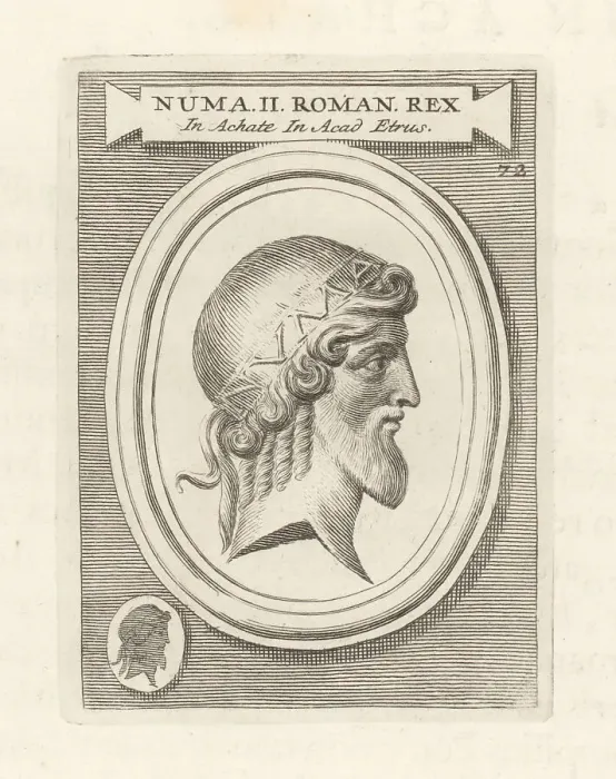 Framed Print : Numa Pompilius, legendary second king of Rome Framed Print : Numa Pompilius, legendary second king of Rome