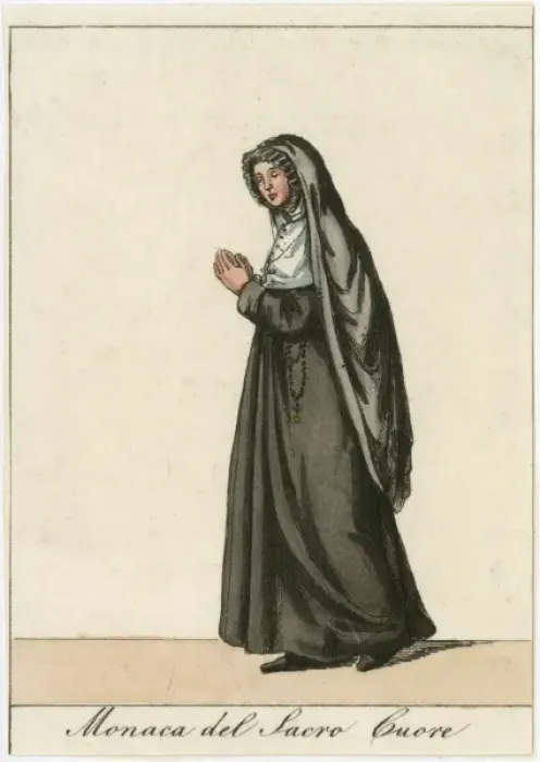 Framed Print : Nun of Sacred Heart Framed Print : Nun of Sacred Heart