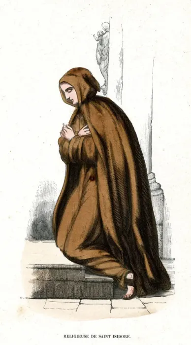 Framed Print : NUN OF SAINT ISIDORE Framed Print : NUN OF SAINT ISIDORE