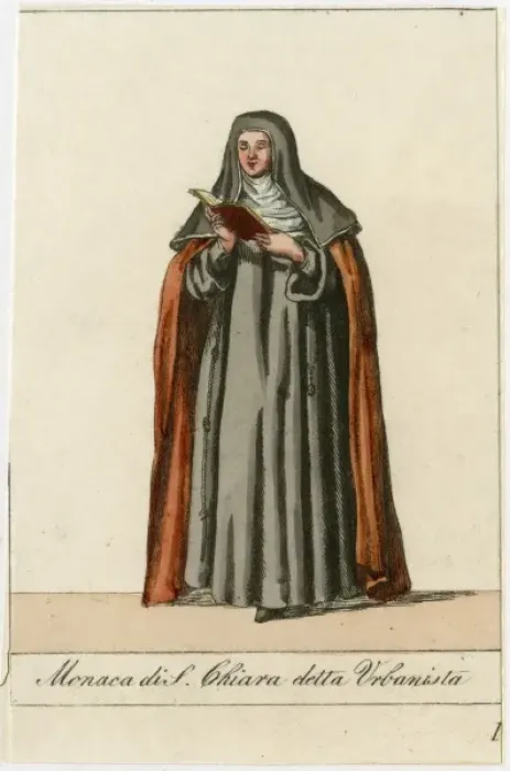 Framed Print : Nun of Santa Chiara Framed Print : Nun of Santa Chiara
