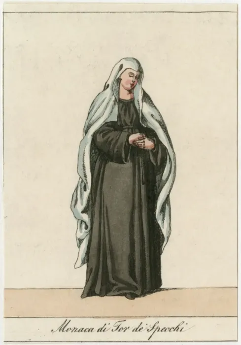 Framed Print : Nun of Tor De Specchi Framed Print : Nun of Tor De Specchi