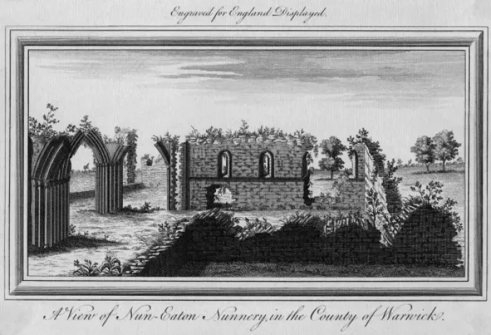 Framed Print : Nuneaton Nunnery, Warwickshire Framed Print : Nuneaton Nunnery, Warwickshire