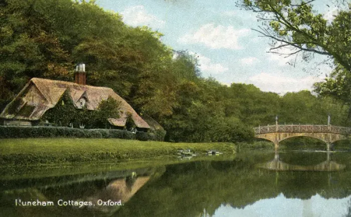 Framed Print : Nuneham Cottages, Oxford, Oxfordshire Framed Print : Nuneham Cottages, Oxford, Oxfordshire