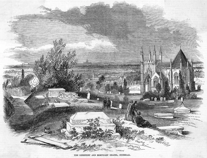 Framed Print : NUNHEAD CEMETERY Framed Print : NUNHEAD CEMETERY