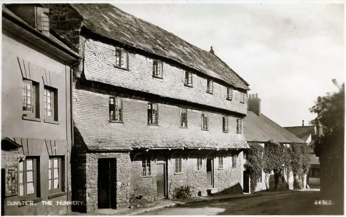 Framed Print : The Nunnery, Church Street, Dunster, Somerset Framed Print : The Nunnery, Church Street, Dunster, Somerset