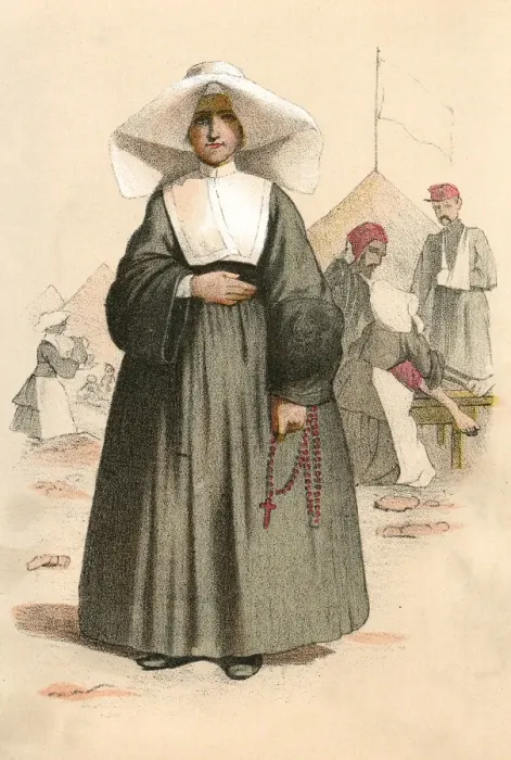 Framed Print : Nuns of St Vincent Framed Print : Nuns of St Vincent
