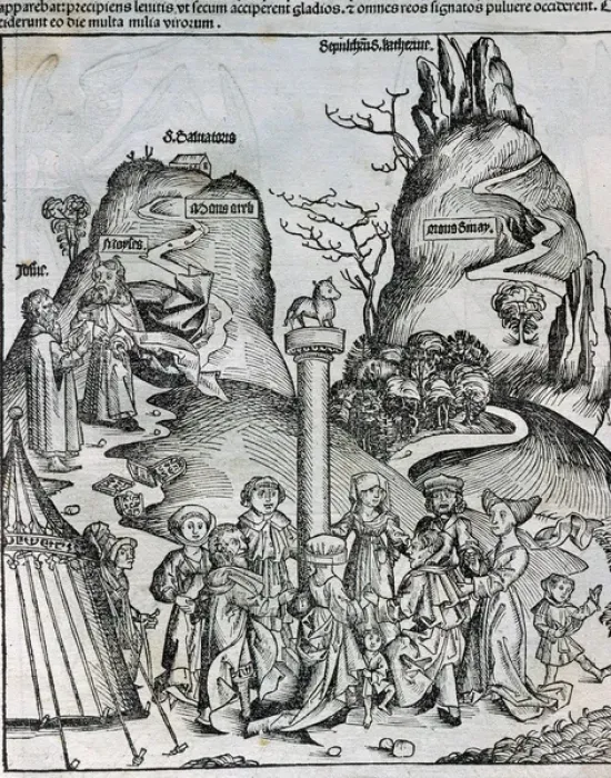 Framed Print : The Nuremberg Chronicle (Liber Chronicarum) by Hartmann Sche Framed Print : The Nuremberg Chronicle (Liber Chronicarum) by Hartmann Sche
