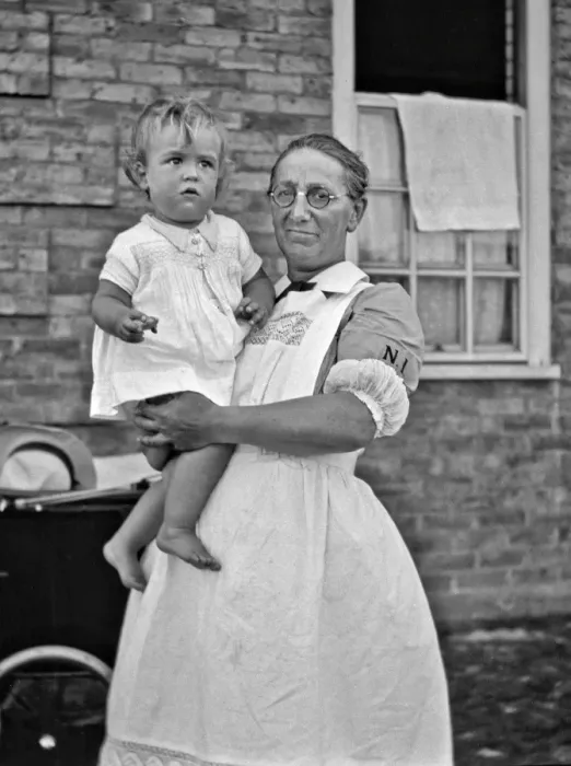 Framed Print : Nurse and Child Framed Print : Nurse and Child