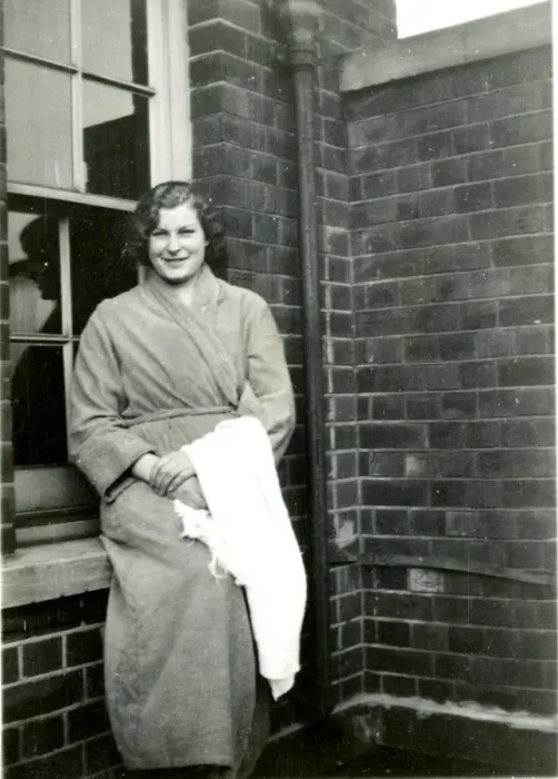 Framed Print : Nurse in dressing gown Framed Print : Nurse in dressing gown