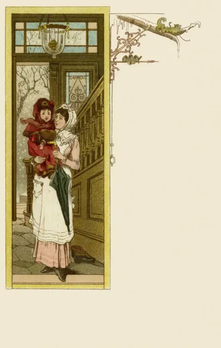 Framed Print : Nursemaid & child Framed Print : Nursemaid & child