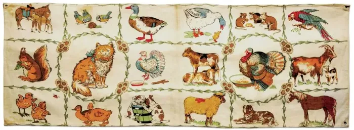 Framed Print : Nursery Animal Sheet Framed Print : Nursery Animal Sheet