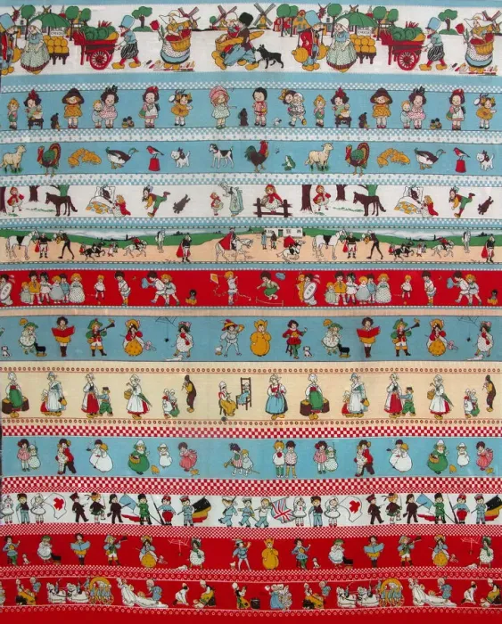 Framed Print : Nursery Fabric Sample Framed Print : Nursery Fabric Sample