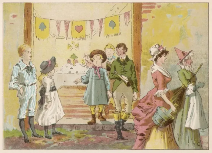 Framed Print : Nursery Rhyme Characters Framed Print : Nursery Rhyme Characters