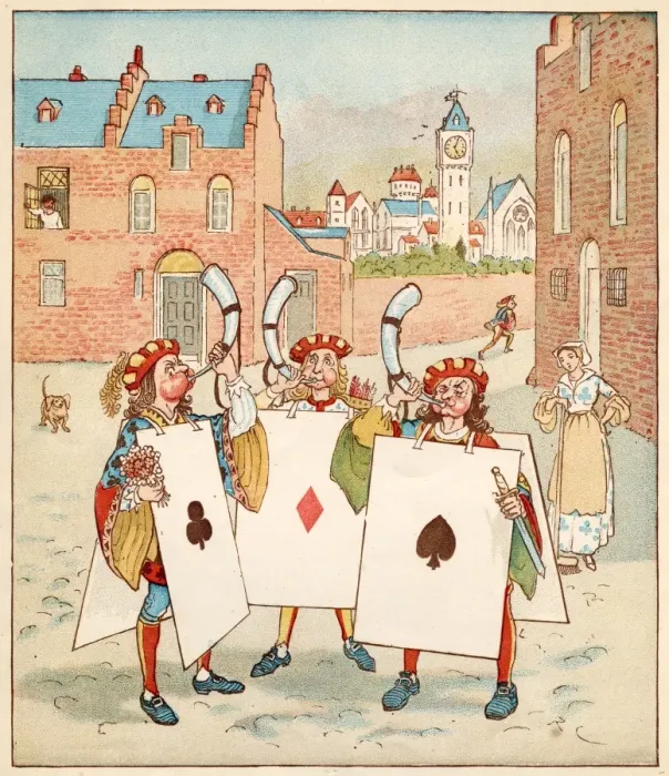 Framed Print : Nursery, rhyme, The Queen of Hearts, Caldecott, 4 of 8 Framed Print : Nursery, rhyme, The Queen of Hearts, Caldecott, 4 of 8