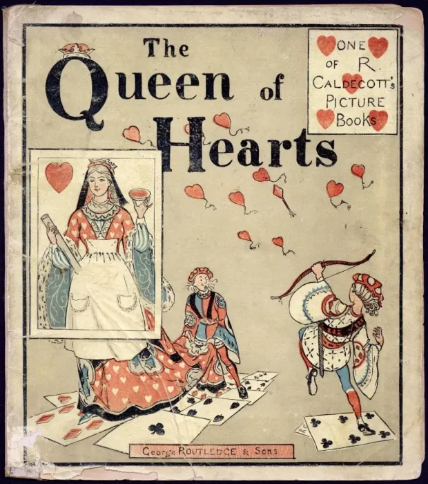 Framed Print : Nursery, rhyme, The Queen of Hearts, Caldecott Framed Print : Nursery, rhyme, The Queen of Hearts, Caldecott