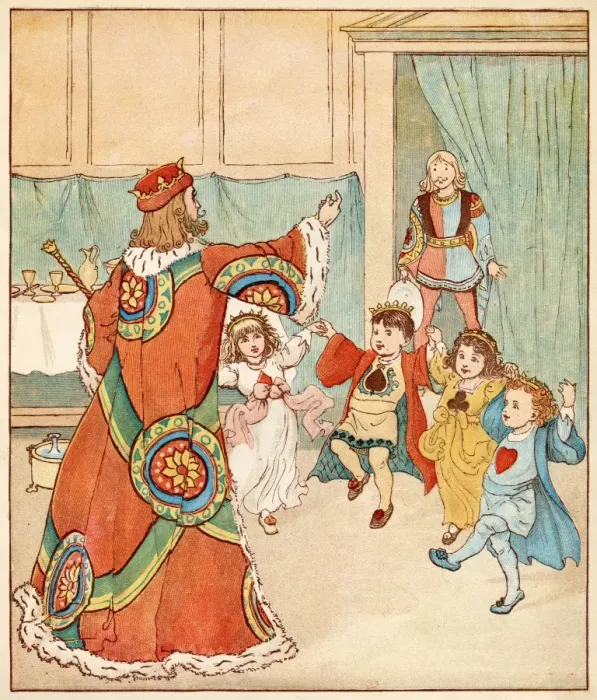 Framed Print : Nursery, rhyme, The Queen of Hearts, Caldecott, 5 of 8 Framed Print : Nursery, rhyme, The Queen of Hearts, Caldecott, 5 of 8