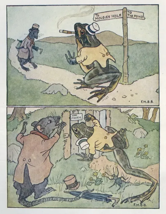Framed Print : Nursery Rhymes -- A Frog He Would A-Wooing Go Framed Print : Nursery Rhymes -- A Frog He Would A-Wooing Go