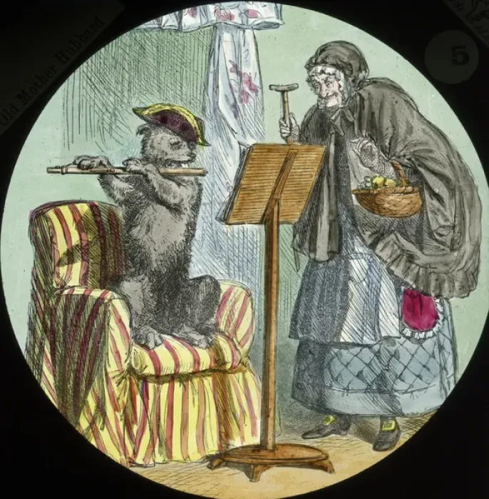 Framed Print : Nursery Rhymes - He was playing the fiddle Framed Print : Nursery Rhymes - He was playing the fiddle