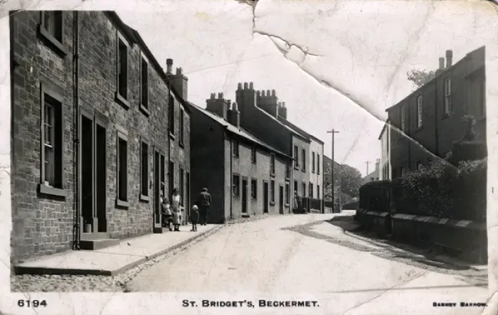 Framed Print : Nursery Road, Beckermet, Cumbria Framed Print : Nursery Road, Beckermet, Cumbria