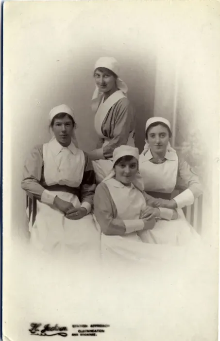 Framed Print : Nurses, Cleckheaton, Yorkshire Framed Print : Nurses, Cleckheaton, Yorkshire