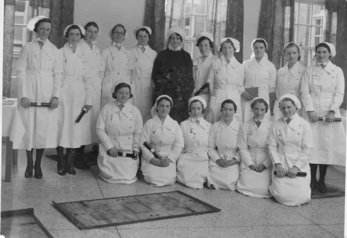 Framed Print : Nurses prize giving, Llandough Hospital