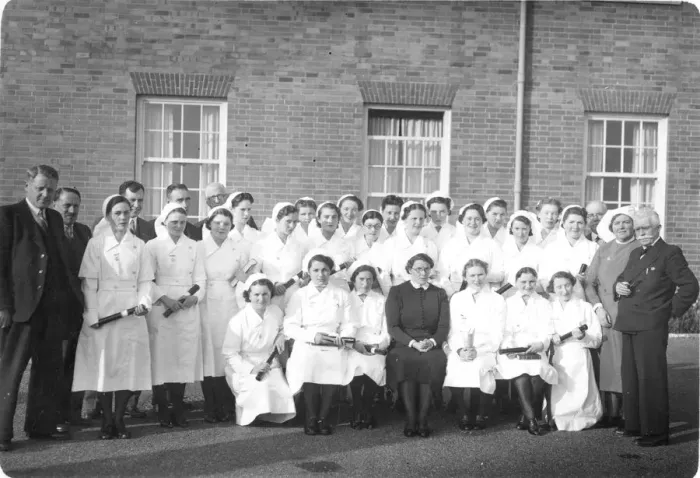 Framed Print : Nurses prize giving, Llandough Hospital