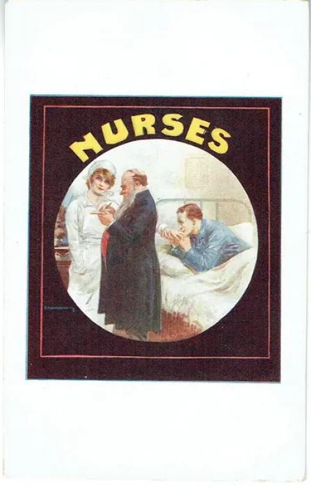 Framed Print : Nurses by Sydney Blow and Douglas Hoare Framed Print : Nurses by Sydney Blow and Douglas Hoare